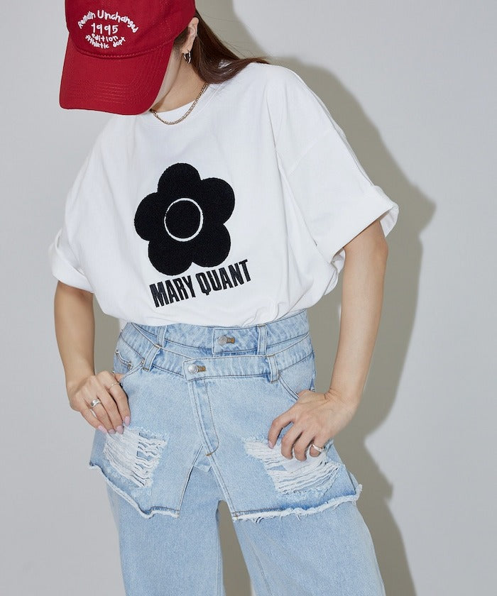 『預訂』MARY QUANT× PUBLUX Sagara Flower 刺繡 Tee