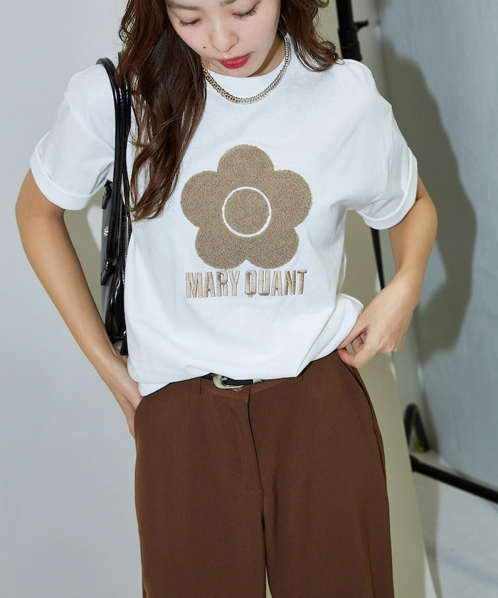 『預訂』MARY QUANT× PUBLUX Sagara Flower 刺繡 Tee