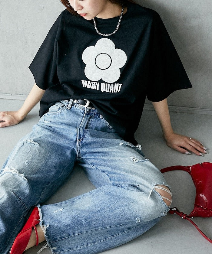 『預訂』MARY QUANT× PUBLUX Sagara Flower 刺繡 Tee
