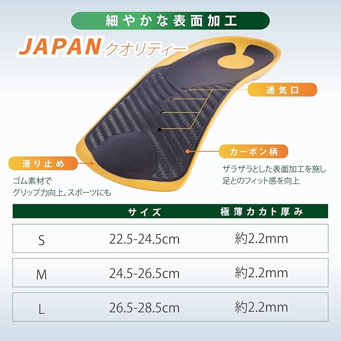 『預訂』Ashimaru 日本製 減震型半鞋墊 HALF CUSHION