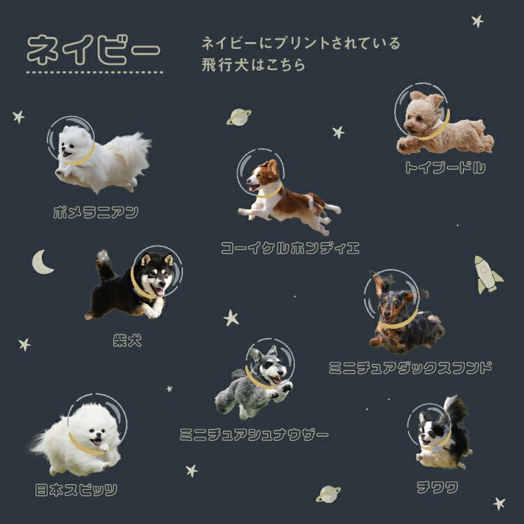 『預訂』日本 hikouken 宇宙飛行犬×Wpc. 遮光隔熱晴雨天兩用折疊傘