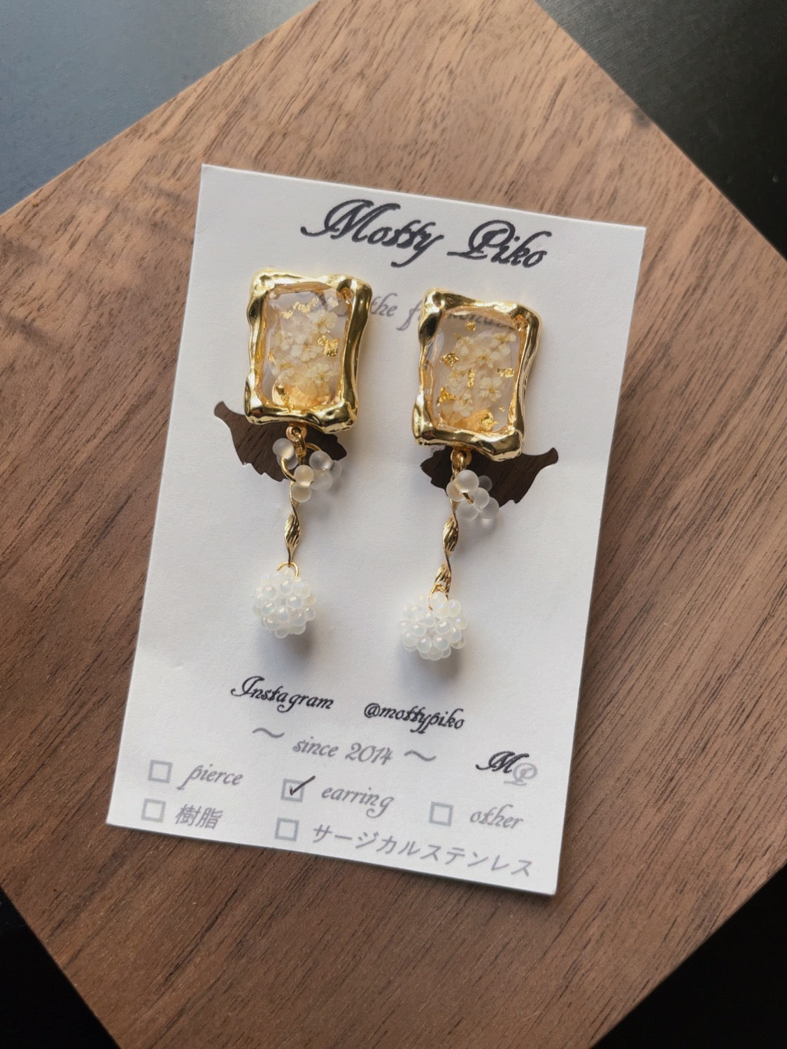 『現貨』日本手作飾物 | 耳夾