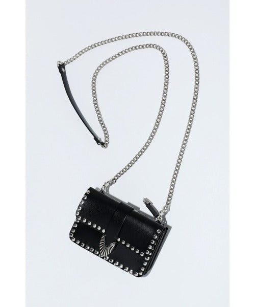 『預訂』日本 Toga Too Chain Leather Wallet Studs 小號鉚釘皮革鏈條錢包