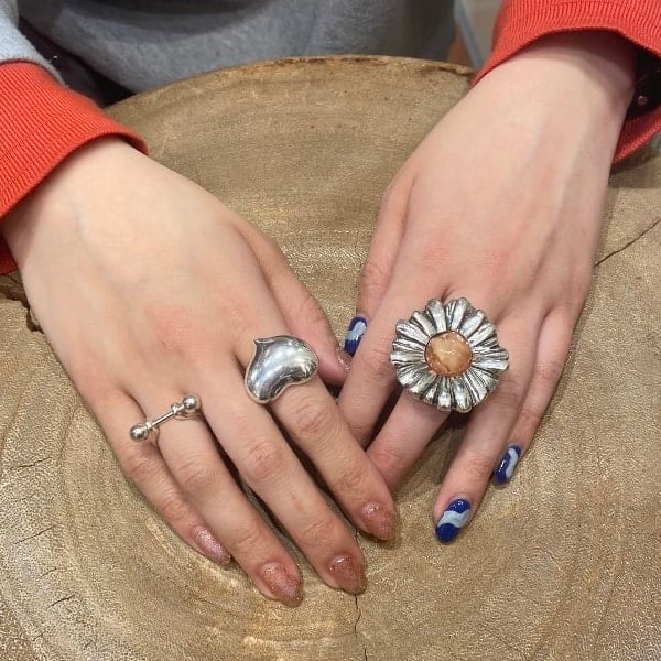 『預訂』西班牙 Otro Accesorio 雙珠造型戒指