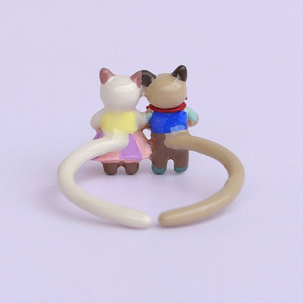 『預訂』日本 Ayatorie 貓咪朋友開口戒指