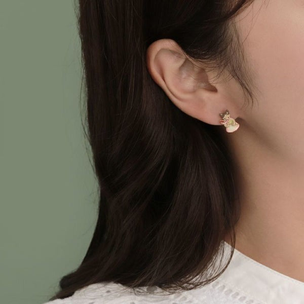 『預訂』日本 Ayatorie 貓咪製作果醬耳環