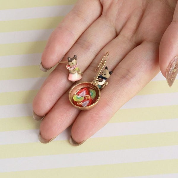『預訂』日本 Ayatorie 貓咪製作果醬耳環
