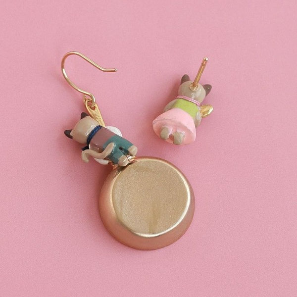 『預訂』日本 Ayatorie 貓咪製作果醬耳環