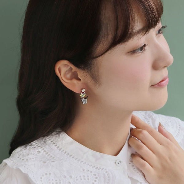 『預訂』日本 Ayatorie 貓咪釣魚耳環