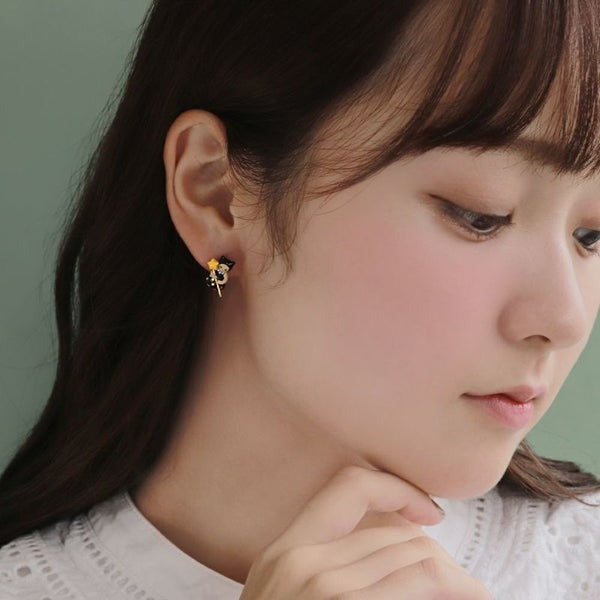 『預訂』日本 Ayatorie 貓咪萬聖節耳環