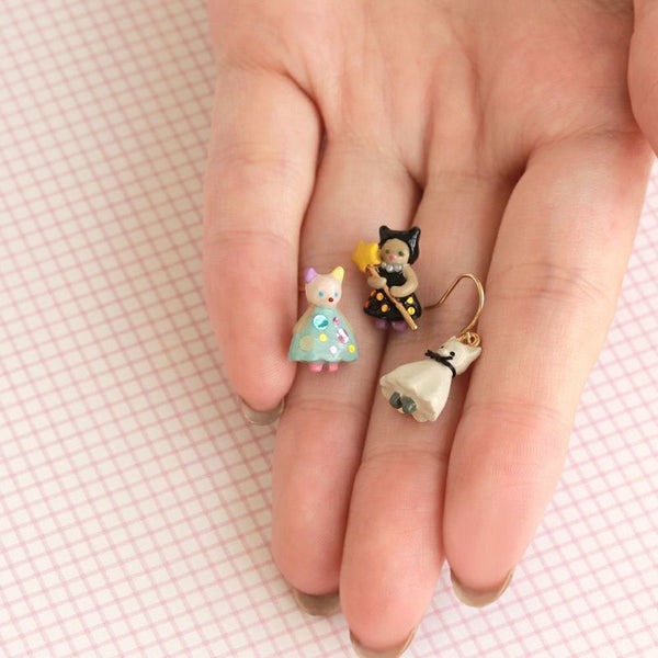 『預訂』日本 Ayatorie 貓咪萬聖節耳環