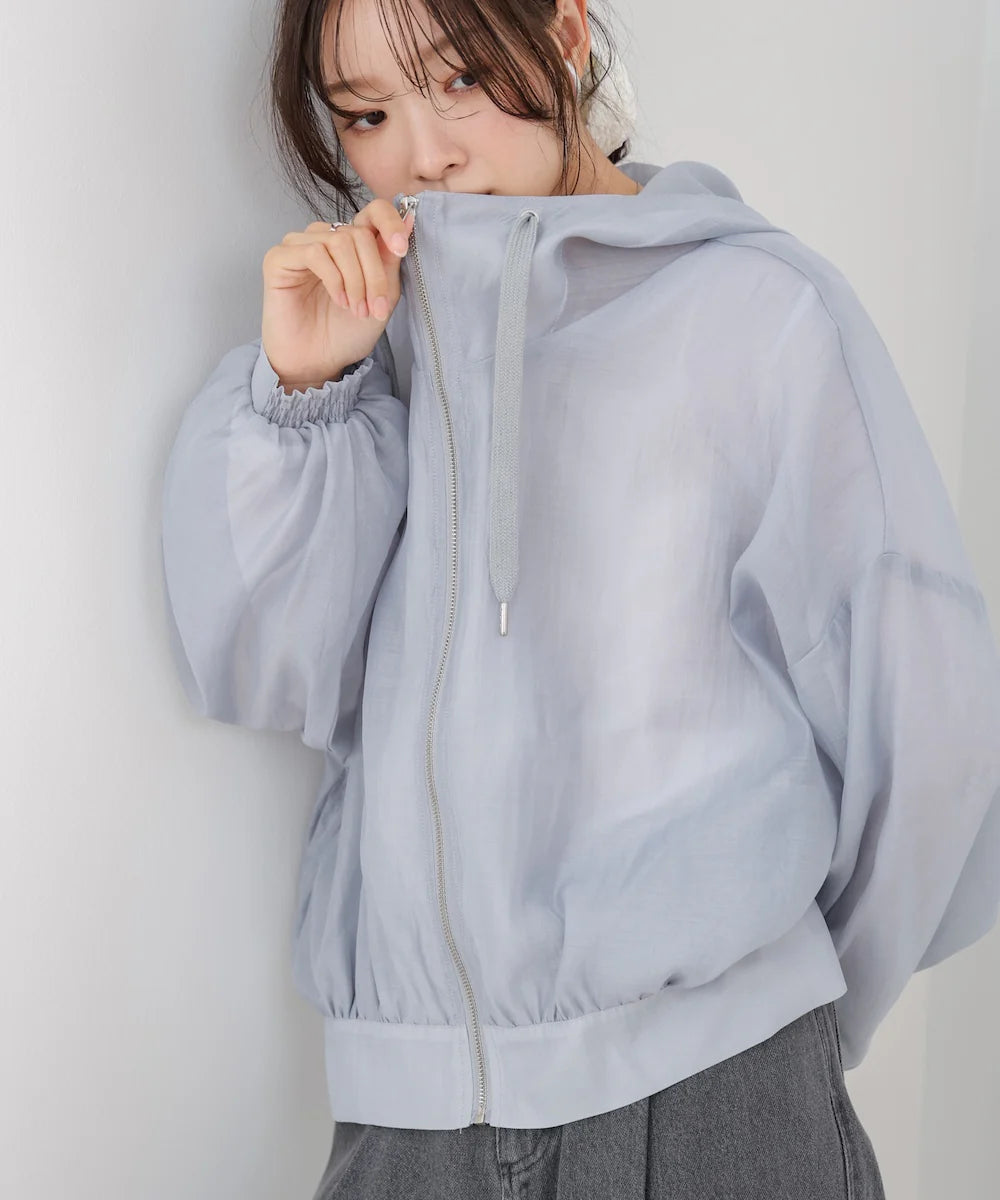 『預訂』日本 Bab 透膚連帽外套