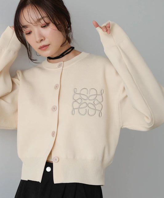 『預訂』日本 Bab 刺繡針織外套