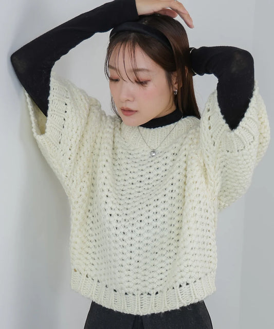 『預訂』日本 Bab 短袖針織上衣