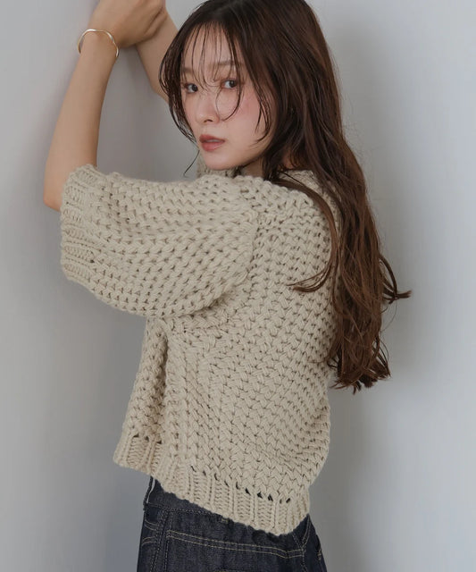 『預訂』日本 Bab 短袖針織上衣