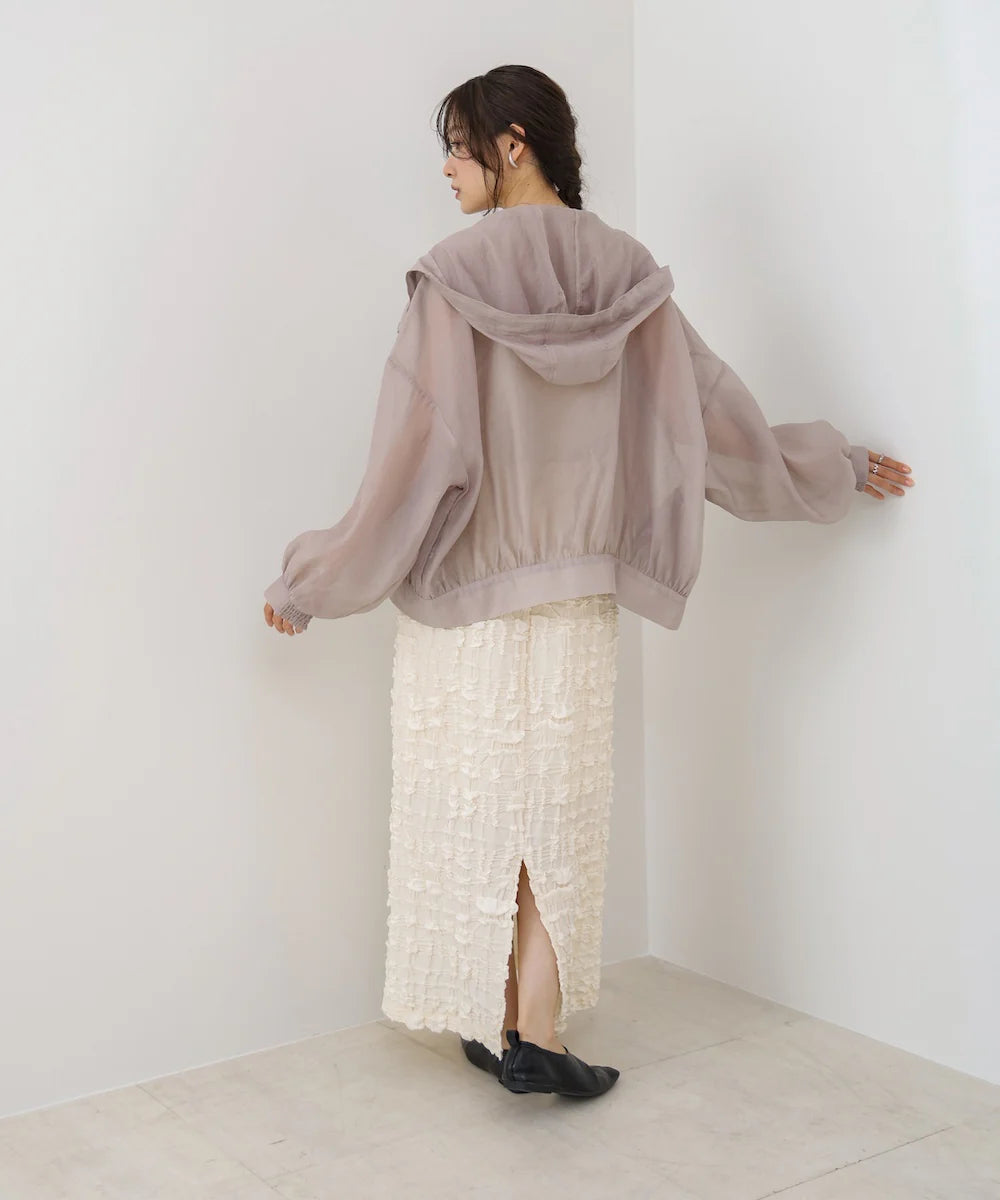 『預訂』日本 Bab 透膚連帽外套