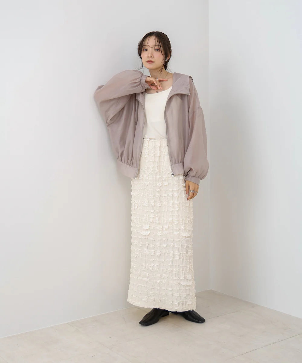 『預訂』日本 Bab 透膚連帽外套