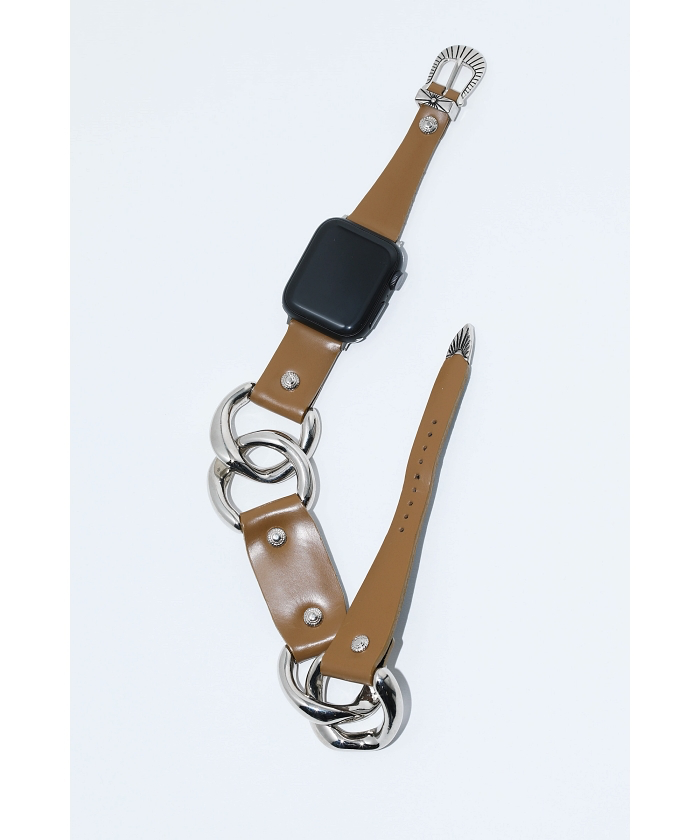 『預訂』日本 Toga Archives Ring Chain Apple Watch Belt 皮革錶帶