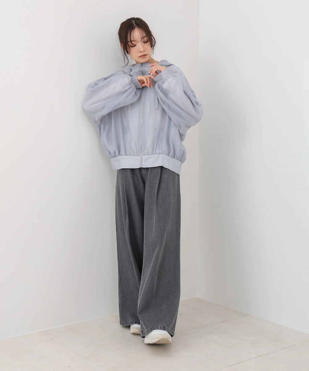 『預訂』日本 Bab 透膚連帽外套