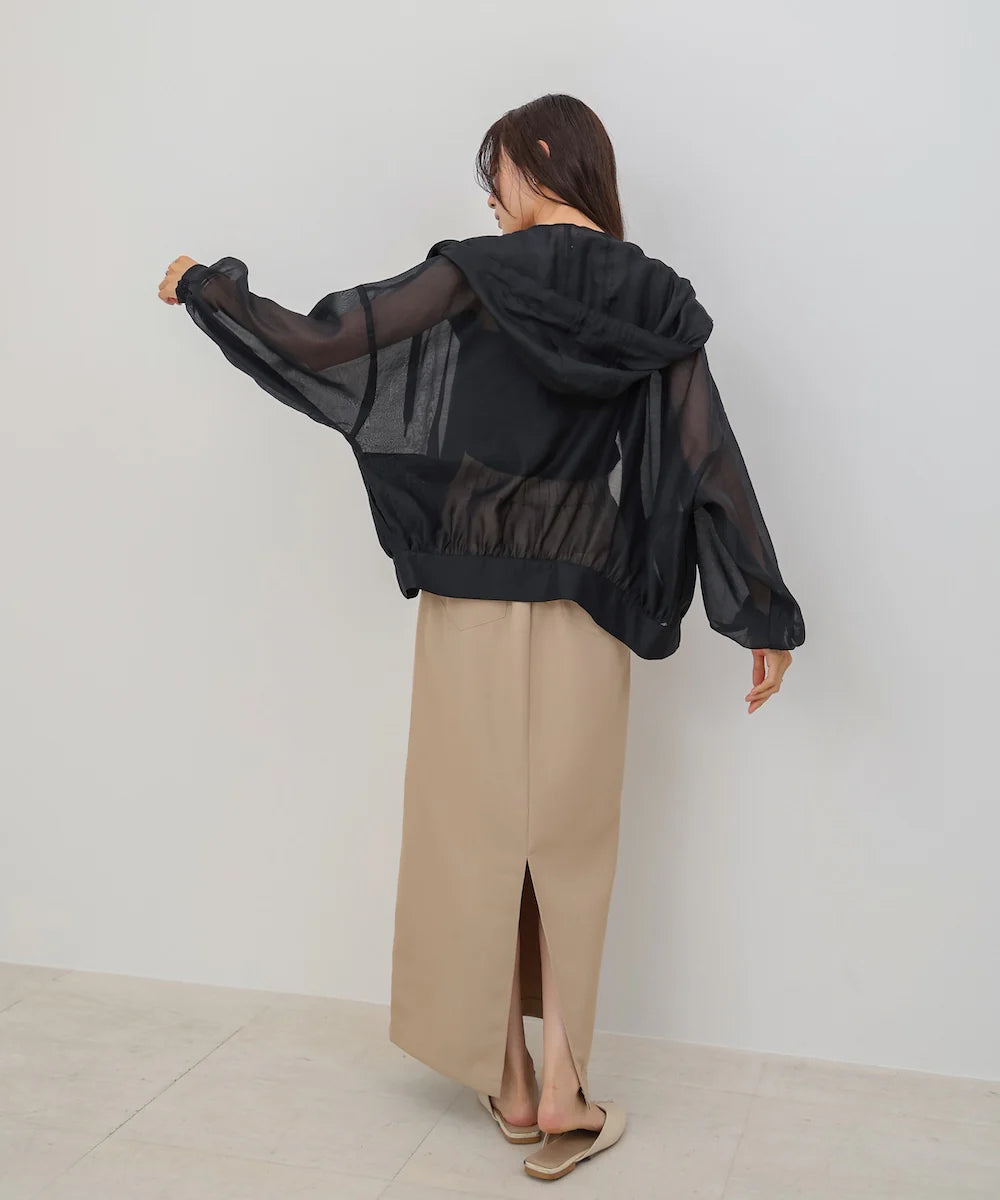 『預訂』日本 Bab 透膚連帽外套