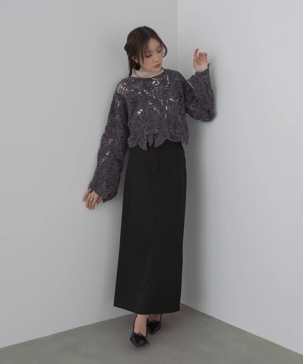 『預訂』日本 Bab 毛絨鉤針短上衣