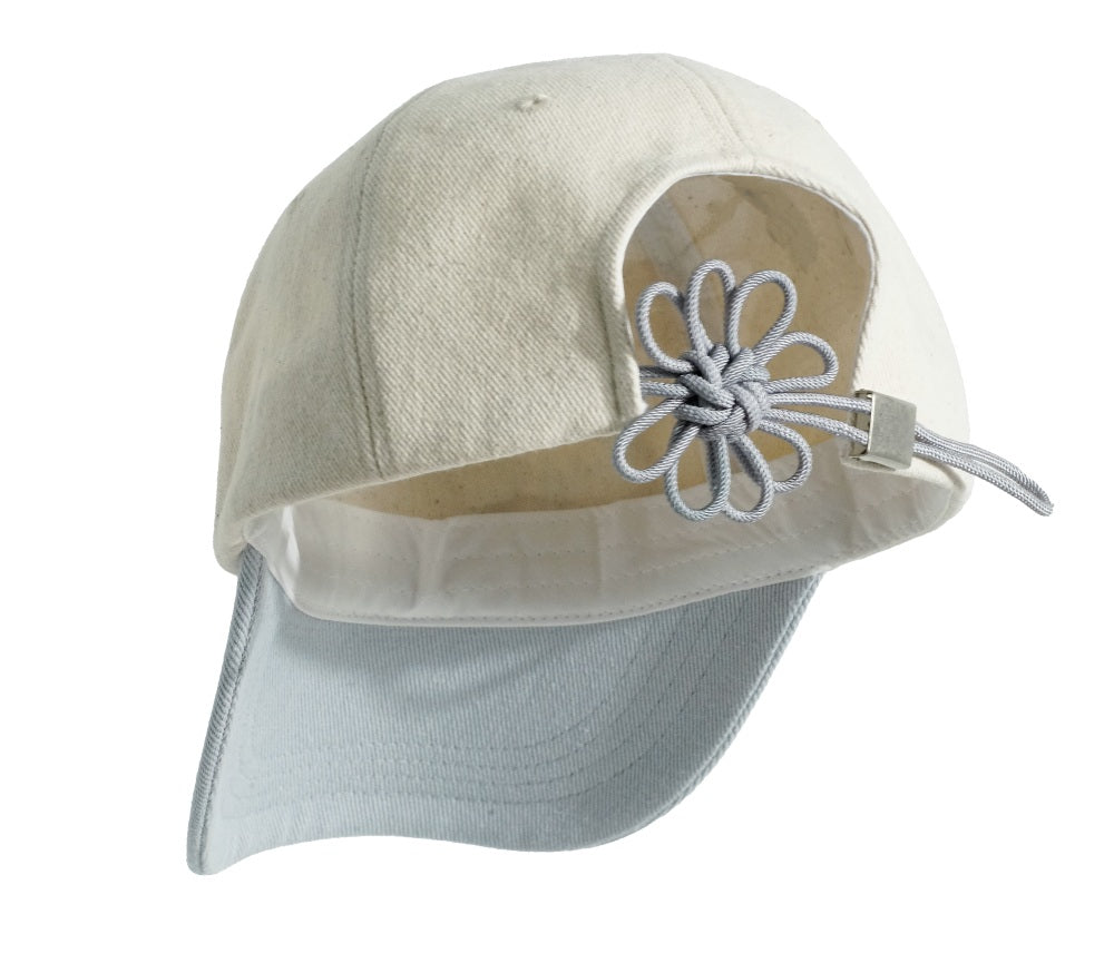 『預訂』(韓國5月27日發貨) 韓國 ONGO [FLOWER] KNOT CAP 編織花結繩棒球帽『2025 Spring Collection』
