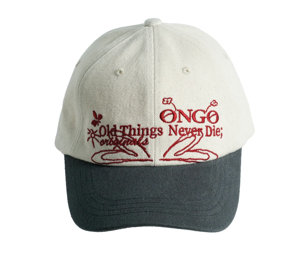 『預訂』(韓國5月27日發貨) 韓國 ONGO [FLOWER] KNOT CAP 編織花結繩棒球帽『2025 Spring Collection』
