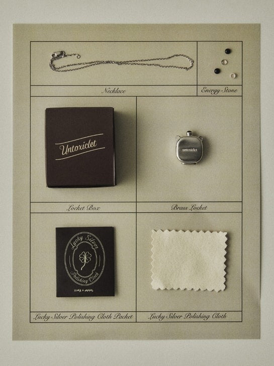 『預訂』泰國 Summerstuff.Marine x MorMorMor Untoxiclet - Locket Perfume Balm Necklace 香膏墜飾頸鍊